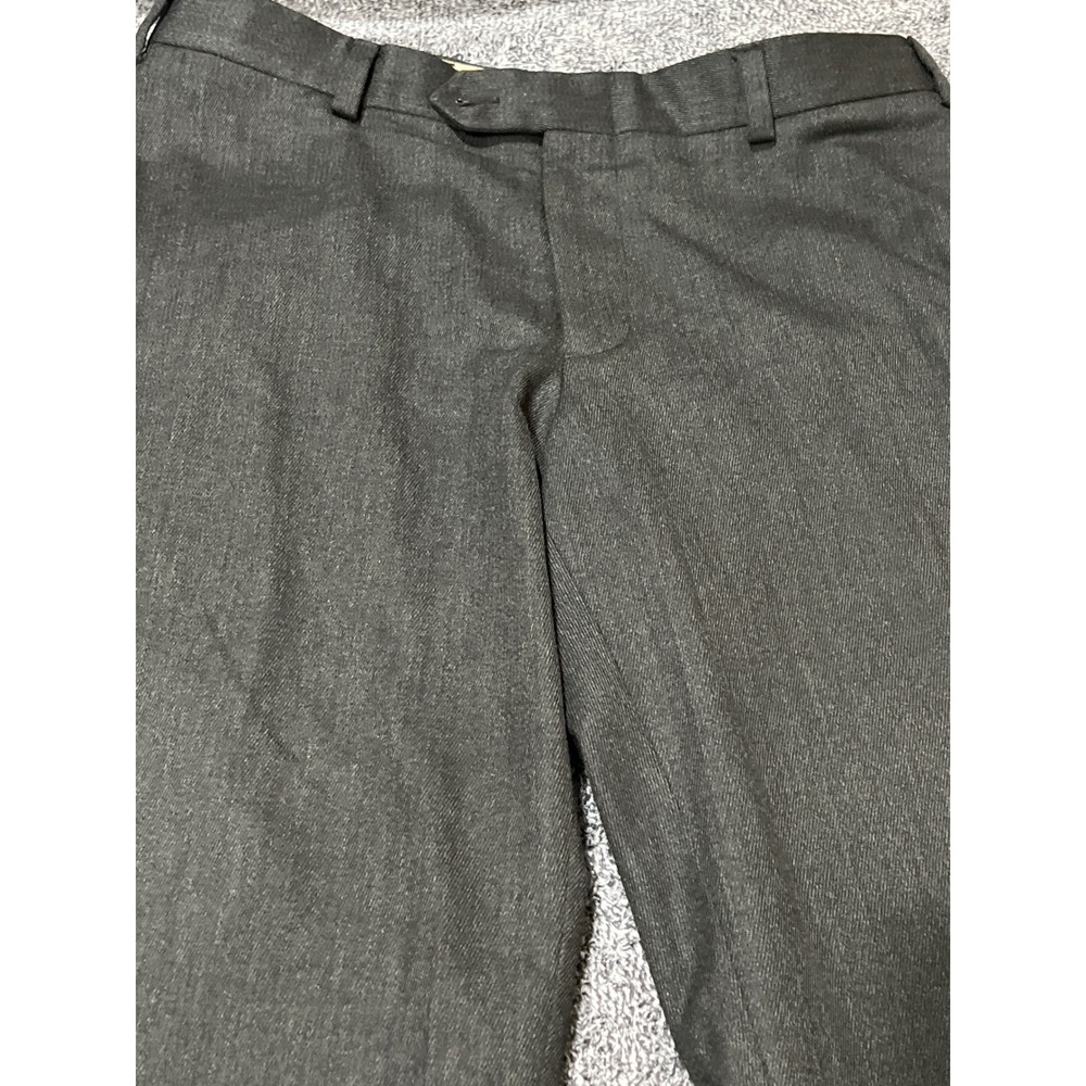 Bills Khakis M2 Mens 36x32 Charcoal Gray 100% Wool Flat Front Dress Pants USA
